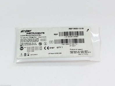 5820-12-30 ~ Stryker Round Diamond Bur 3.0mm (x)